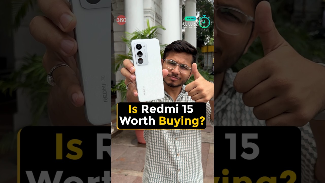 Redmi 15 Review 2025 | Best Budget Smartphone? #gadgets360 #smartphone #tech #phonereviews #redmi15