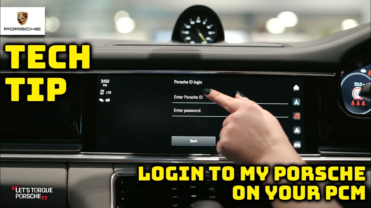 How to - Login to Your My Porsche Account on Your Porsche | Tech Tips
