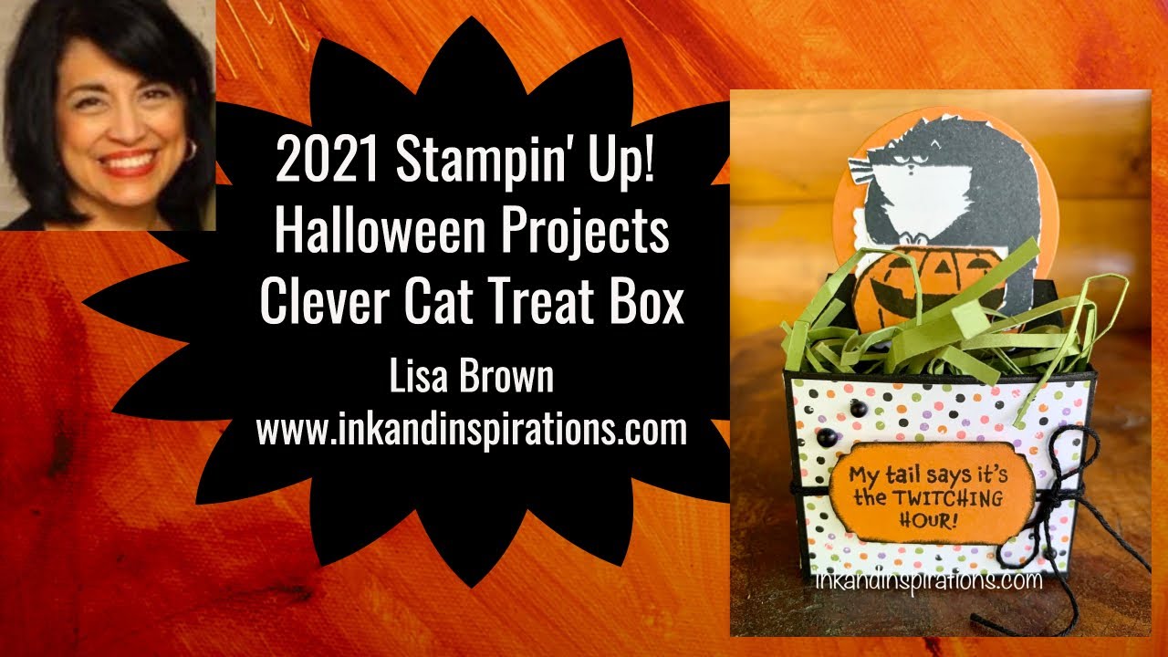 2021 Stampin' Up! Halloween Clever Cat Treat Box
