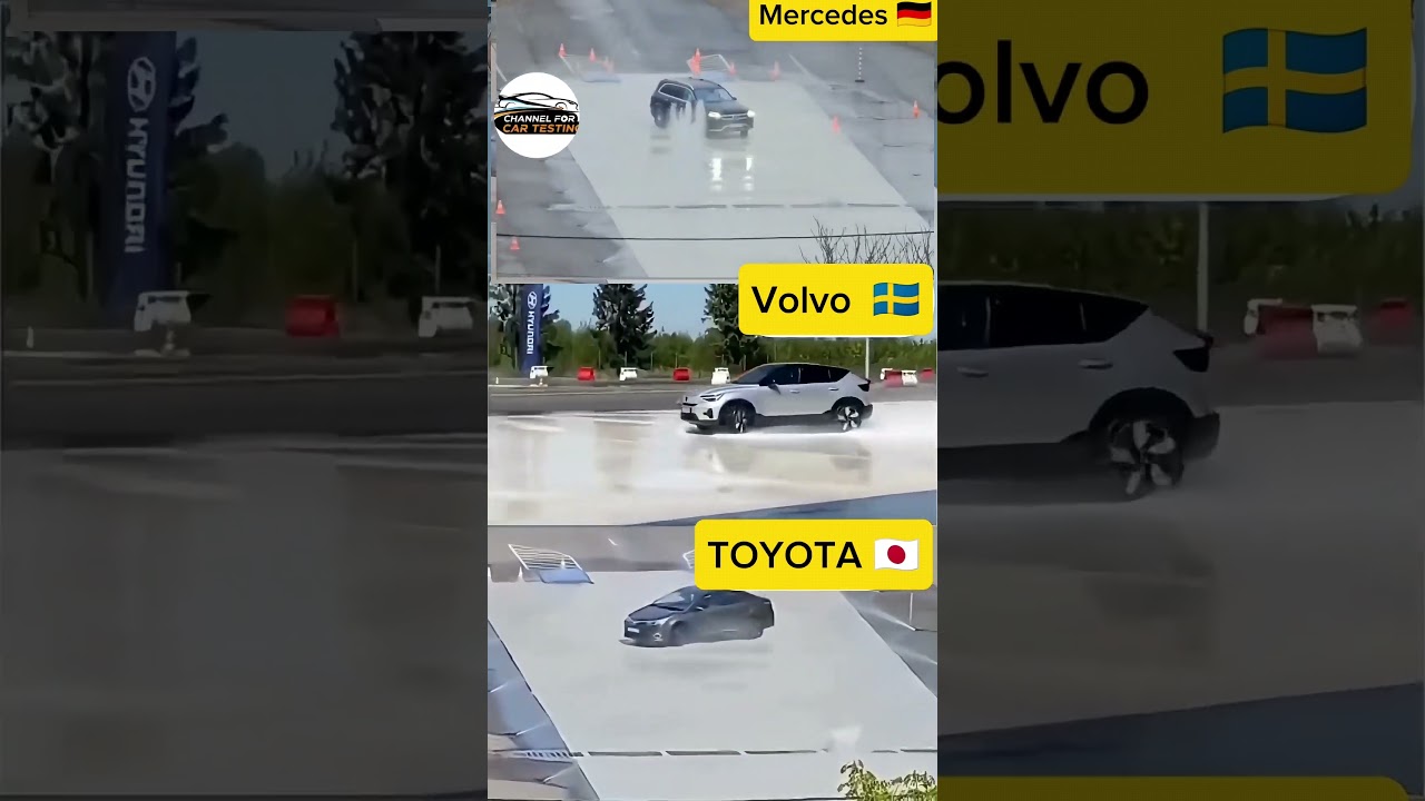Stability Test: Mercedes vs Volvo vs Toyota
