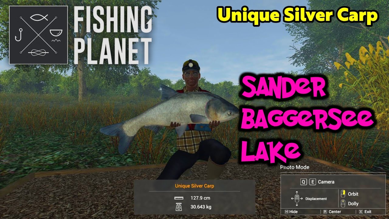 Unique Silver Carp   Sander Baggersee Lake - Fishing Planet