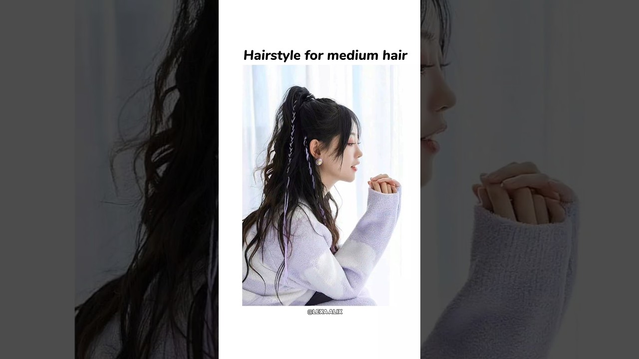 Hairstyle for medium hair! 