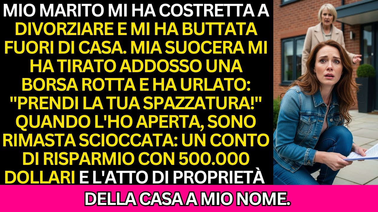 Mia suocera mi ha lanciato un 