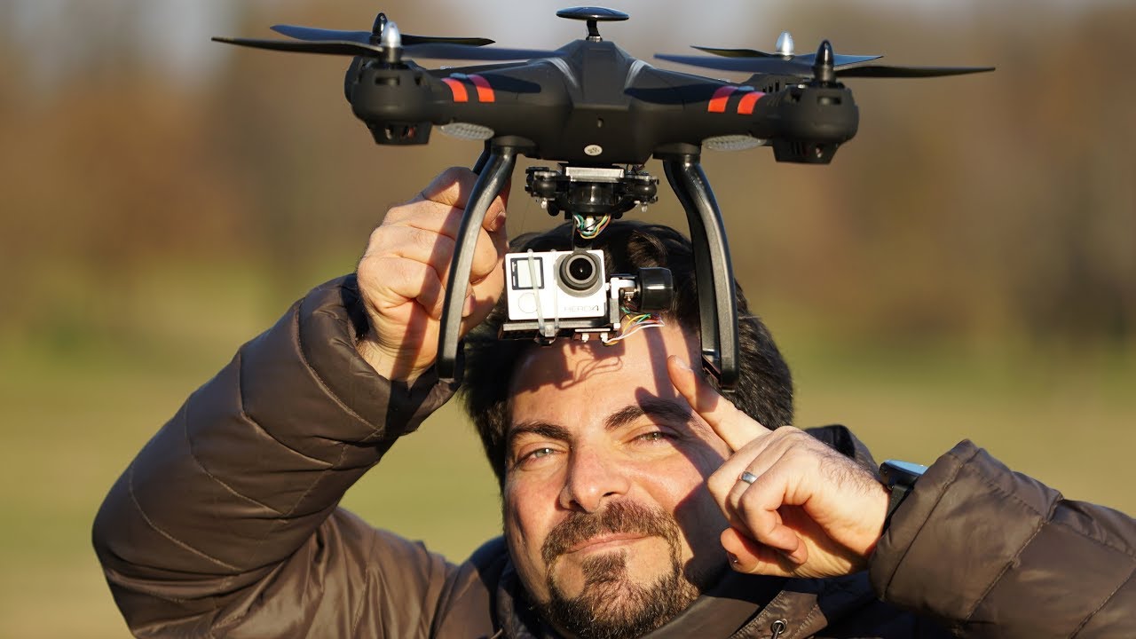Questo DRONE INCREDIBILE da 148€ con GPS SUPPORTA anche GOPRO! Parte 2