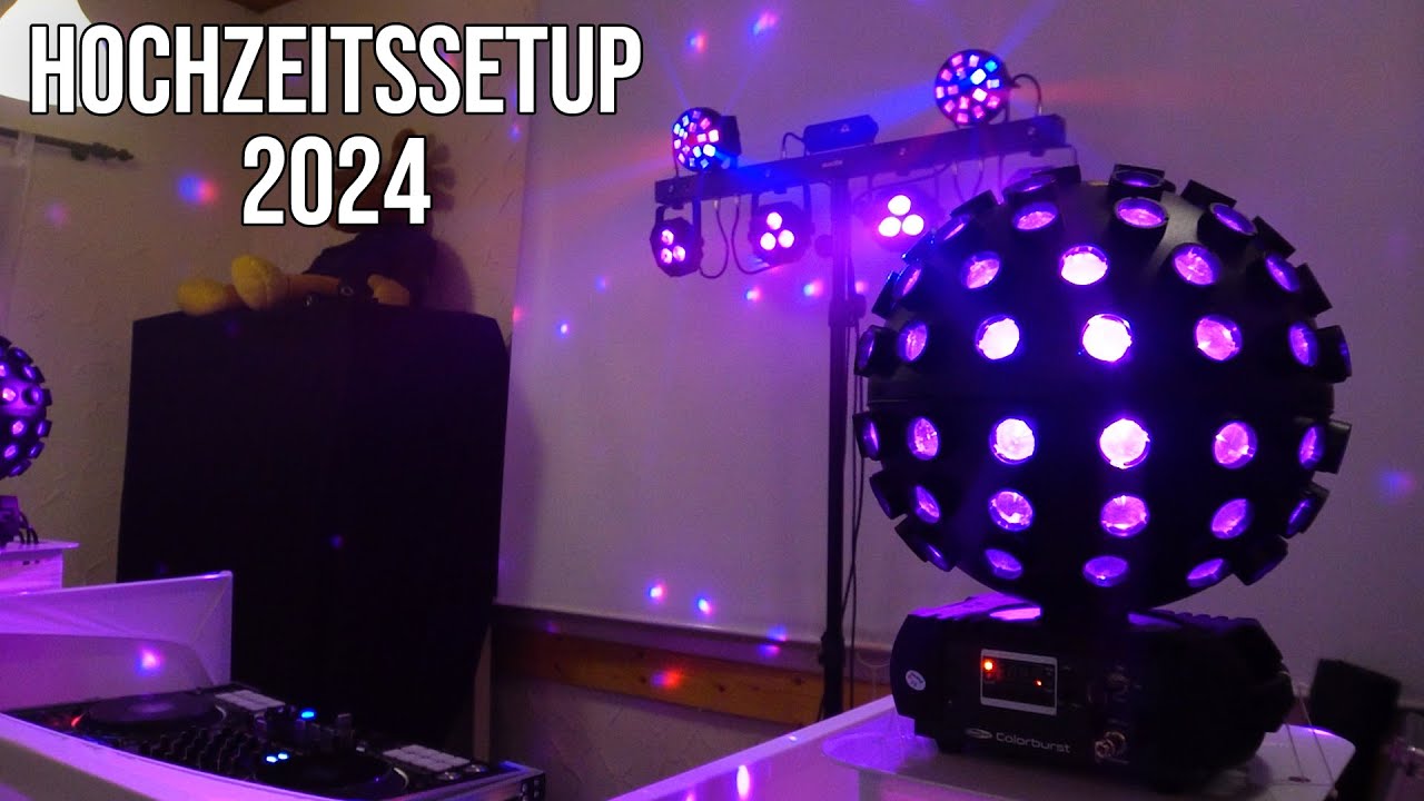 Hochzeitssetup 2024 💕 - Zeitraffer Licht- und Tonanlagenaufbau -  DJ EL1AS
