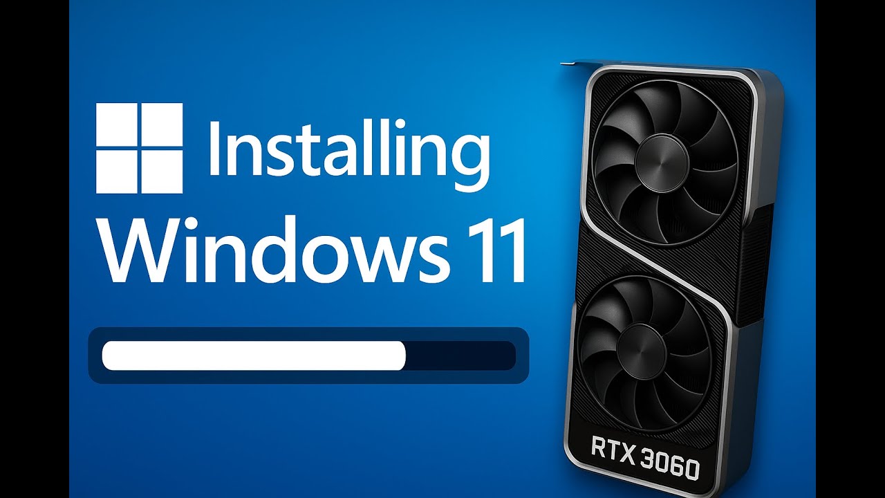 Installing Windows 11 on a Videocard. #nvidia #3060 #rtx3060 #windows11 #windows11installation.