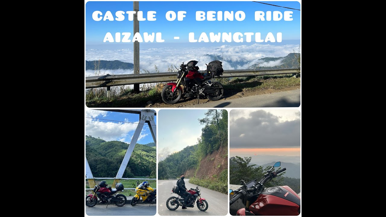 Castle of Beino Ride | Aizawl to Lawngtlai | Part 1 #cb300r #cbr250r