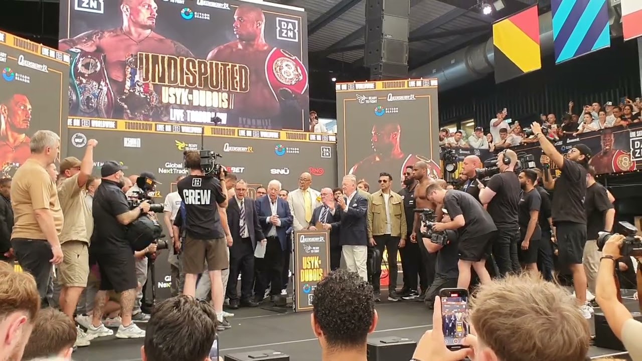 Usyk vs Dubois 2 Final Face Off
