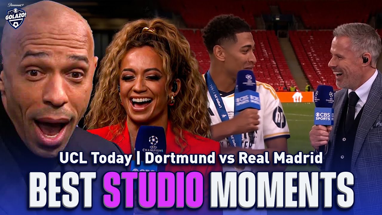 The BEST studio moments from Dortmund vs Real Madrid | Richards, Henry, Abdo, Bellingham & Carragher