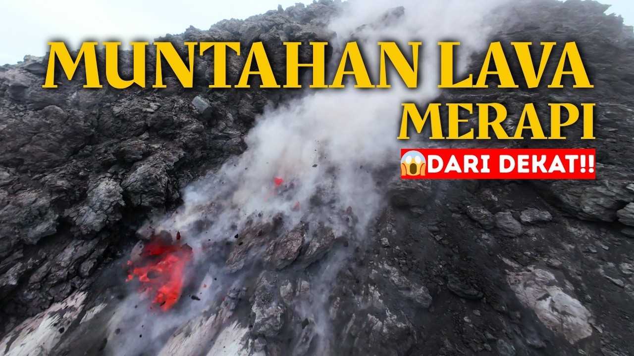 MUNTAHAN LAVA MERAPI! Merah Menyala dari Jarak Dekat (Flight 3)