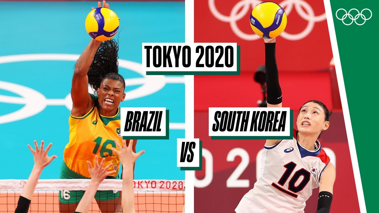 🇧🇷 🆚 🇰🇷 - Full Women's Volleyball Semifinal at Tokyo 2020 🏐