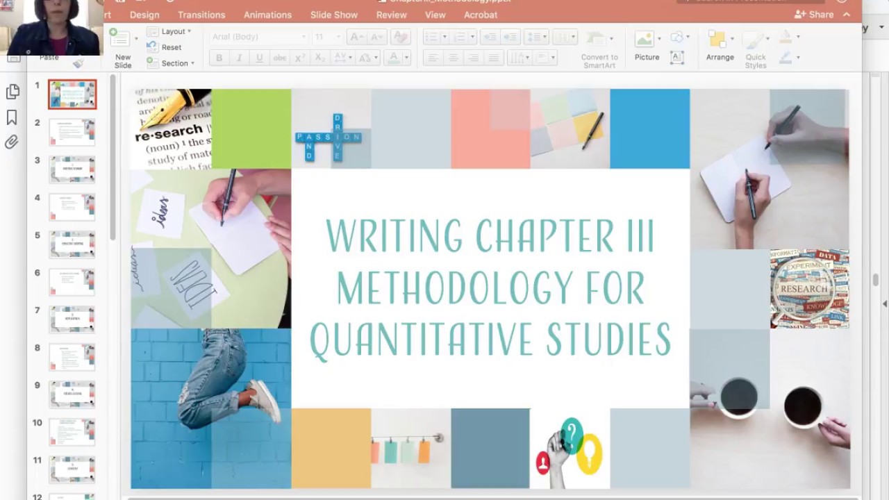 Methodology, Writing Chapter III of a Quantitative Thesis Proposal