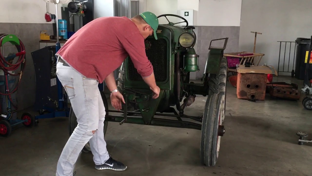 Deutz F1 M414/46 im Super-Original Zustand Startvorgang und Probefahrt