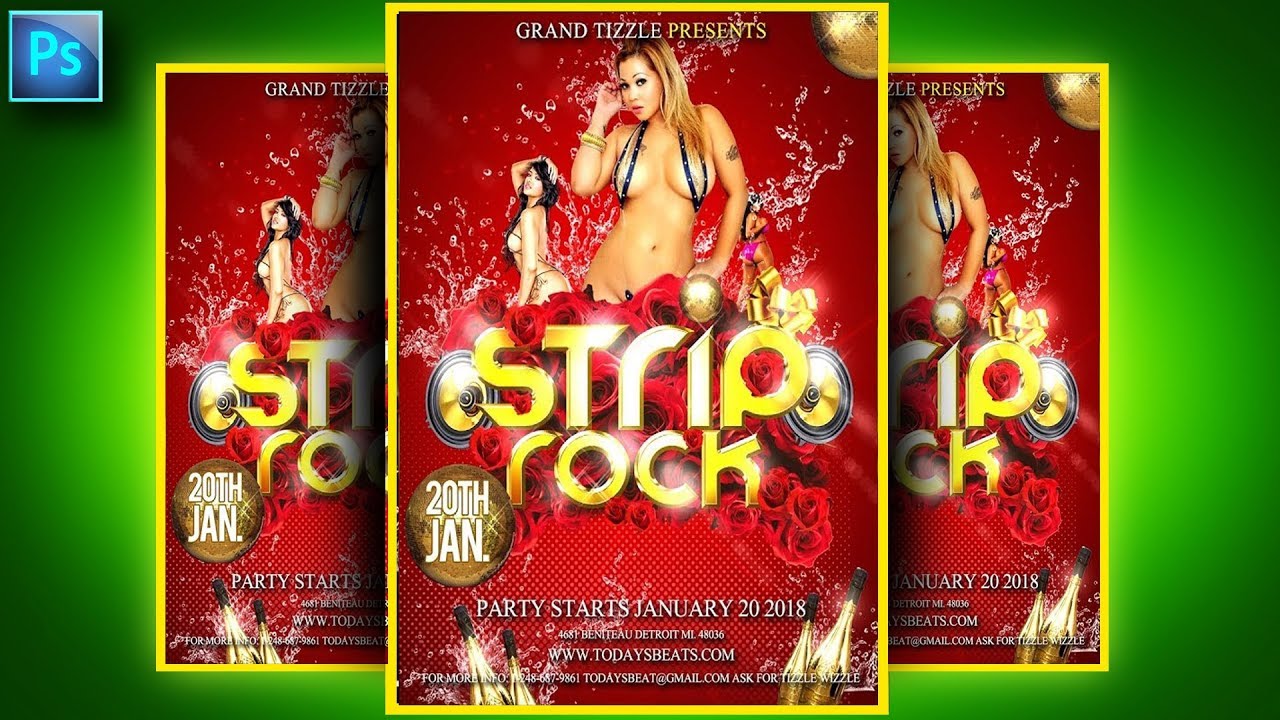 Free Flyer Templates PSD - Flyer Design Ideas -Photoshop Tutorials