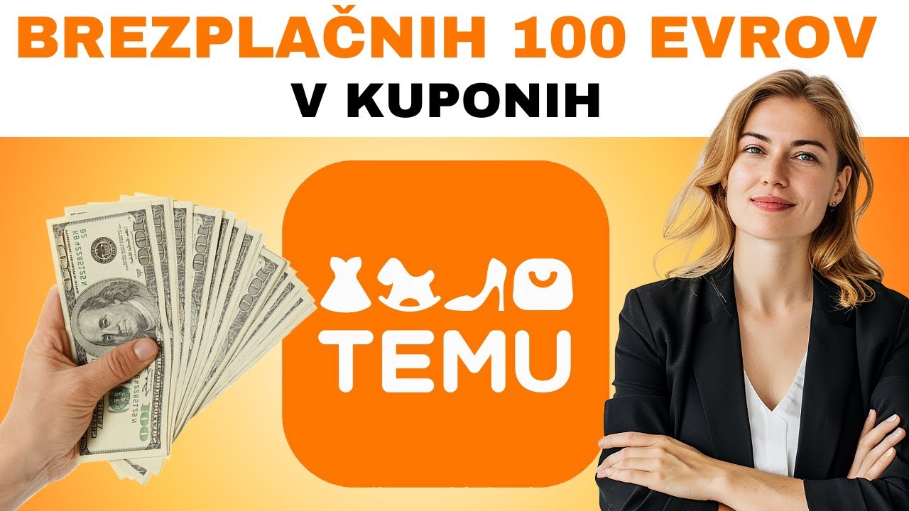PROMOCIJA TEMU! 30% POPUST +100 &euro; V KUPOONIH | KODA POPUSTA #TEMU