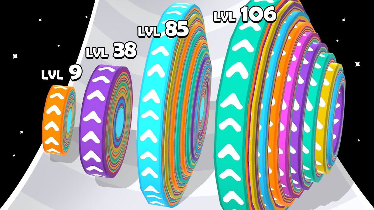 PEEL RUNNER 3D: Level Up Layers - Number Games (ASMR Gameplay)