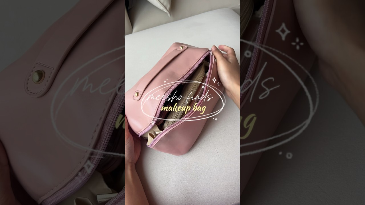 Meesho finds makeup bag #meeshofinds #travelbag