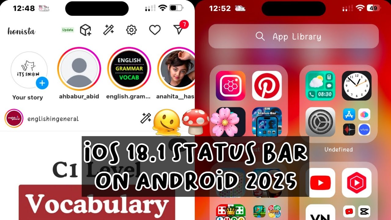 🚀 iPhone 15 Notch & Status Bar on Android &ndash; No Root Needed!