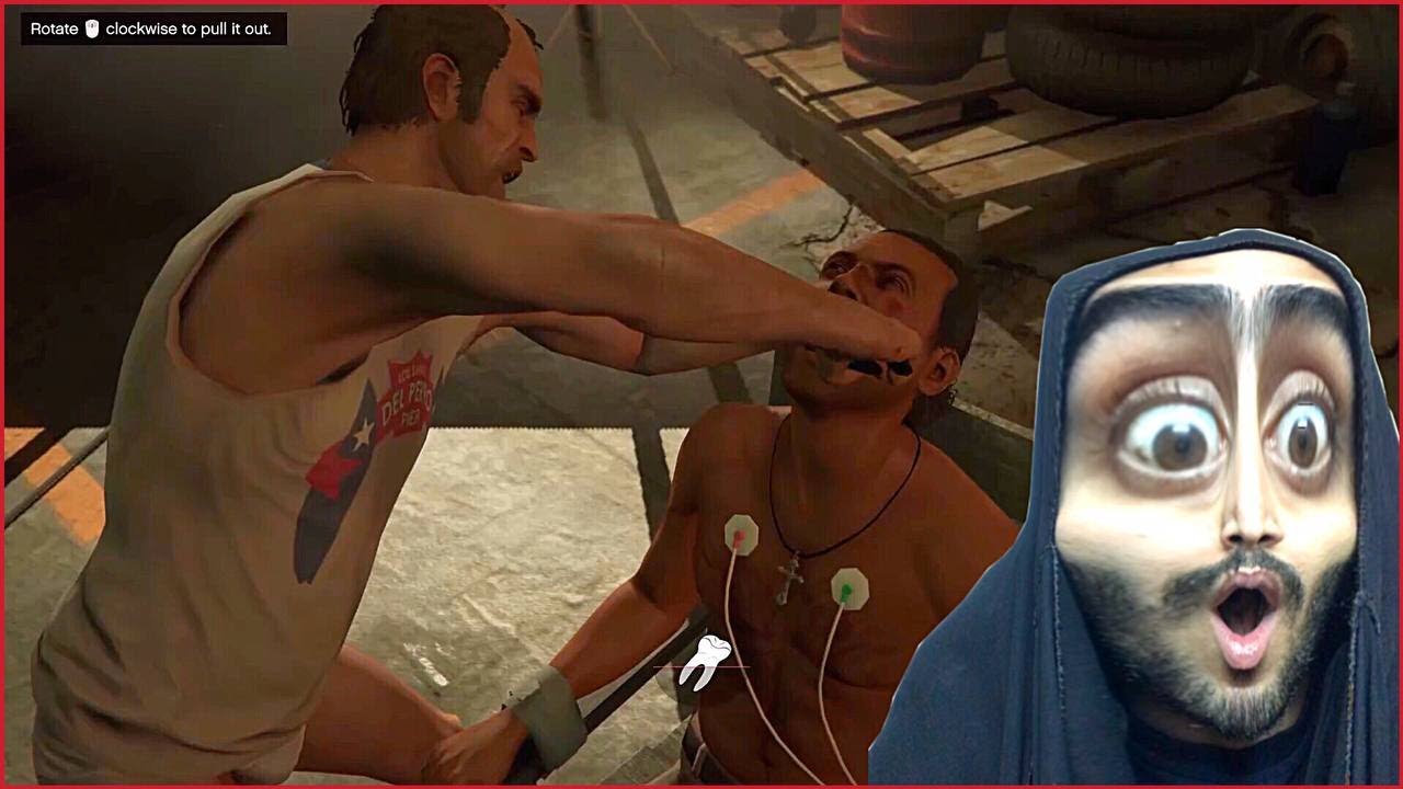 مهمة التعذيب شلعت سنونه😂GTA5