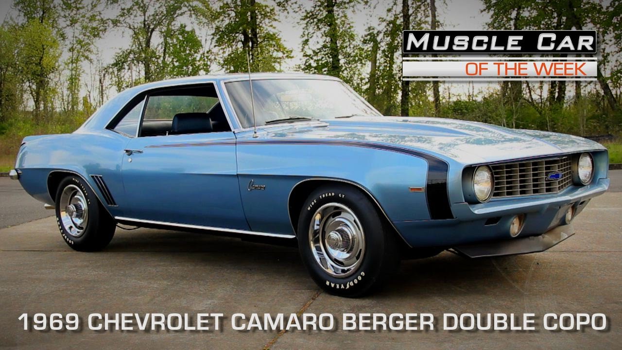 1969 Chevrolet Camaro Berger Double COPO 427 Muscle Car of the Week, видеоэпизод № 103