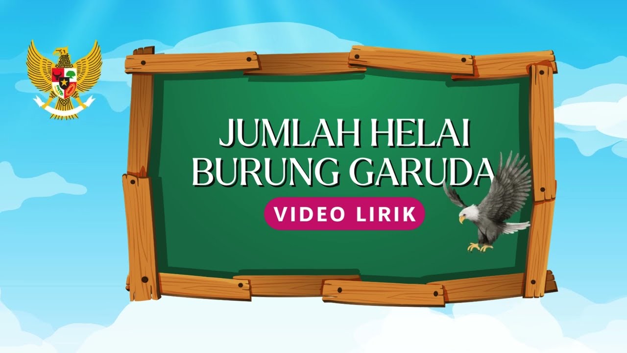 Lagu - Jumlah Helai Burung Garuda I Video Lirik I Nada Lagu Naik Becak I