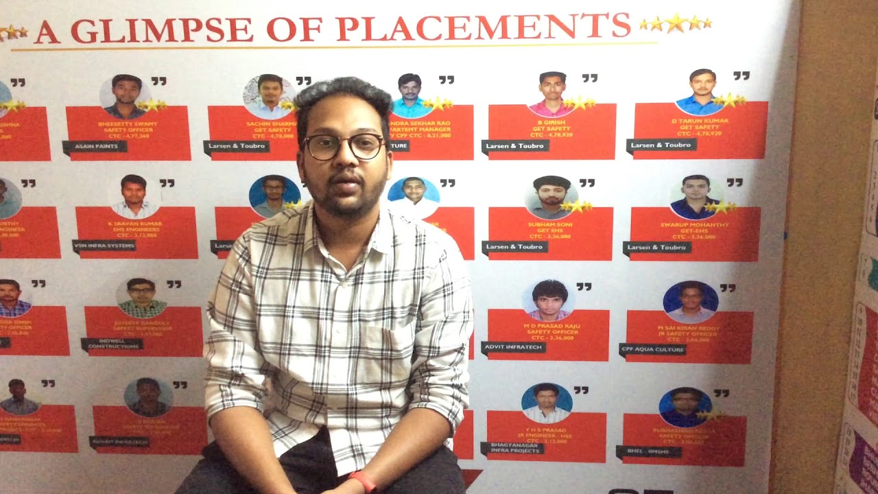 NIFS Student Testimonial selected as a #SafetyOfficer in #slplindia