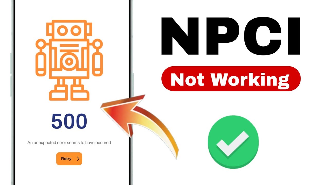NPCI not working | 500 An unexpected error seems to have occurred | npci aadhaar seeding failure 