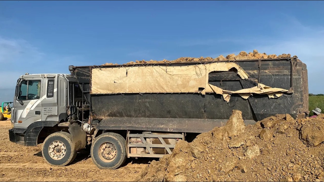 What Happens When a Truck Dumps All This Dirt​|SopheapSopheak