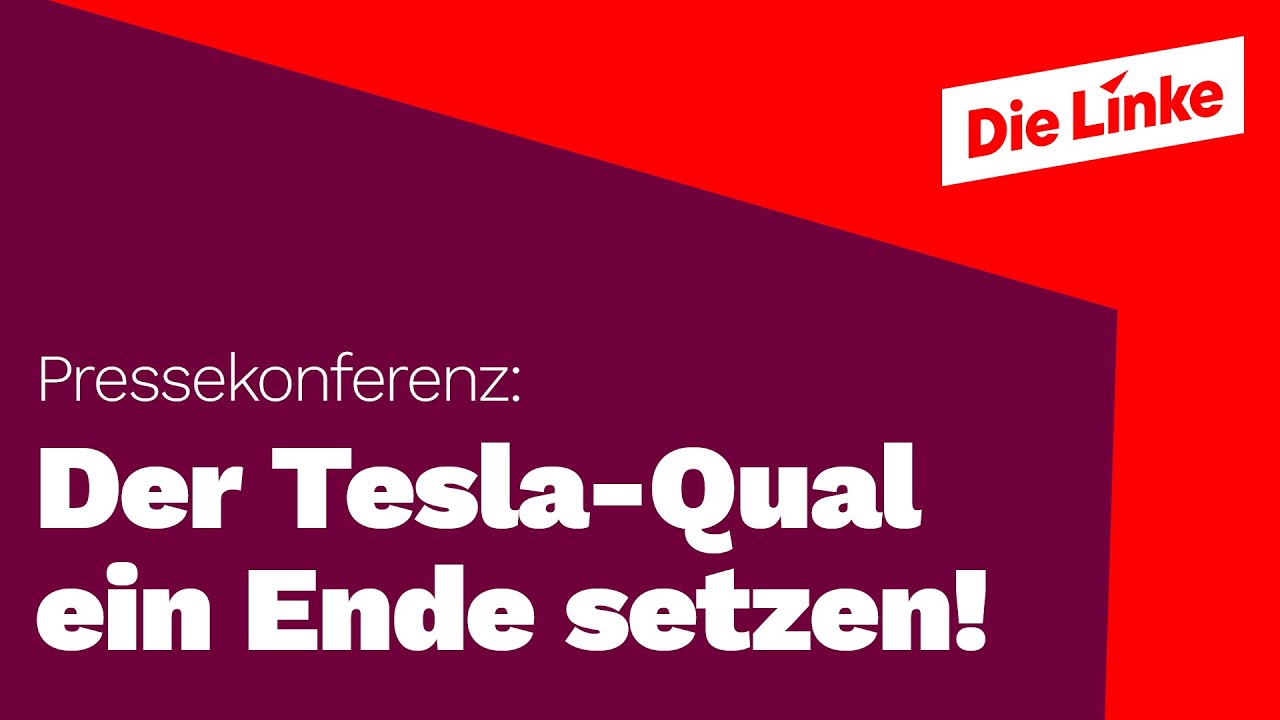 Katina Schubert und Sebastian Walter: Der Tesla-Qual ein Ende setzen!