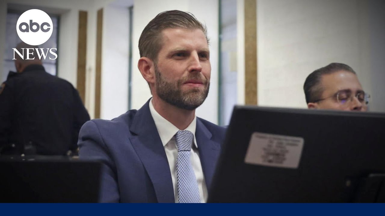 Eric Trump on the stand in civil fraud trial