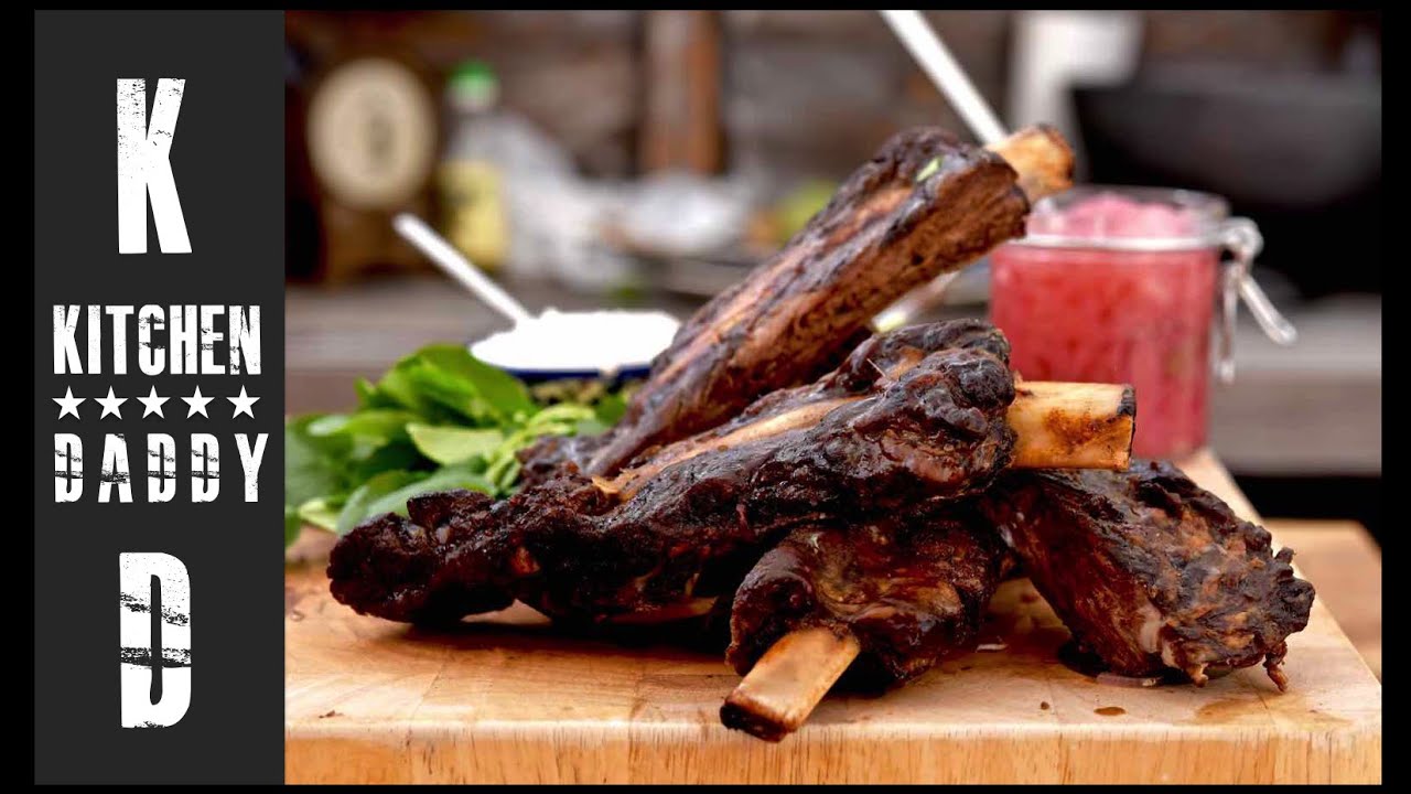 Beer Glazed Bison Ribs | Kitchen Daddy
