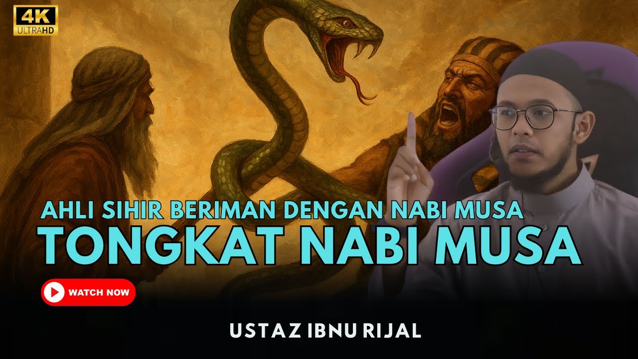 TONGKAT NABI MUSA BERTUKAR MENJADI ULAR | KEILMUAN ISLAM TERSEBAR KE EROPAH | USTAZ IBNU RIJAL
