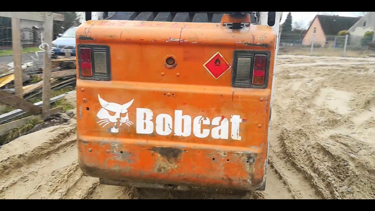 Usługi ziemne Niwelacja terenu Bobcat S100 Koparka JCB 8020 Okolice Międzyzdroje Świnoujście Przyt&oacute;r