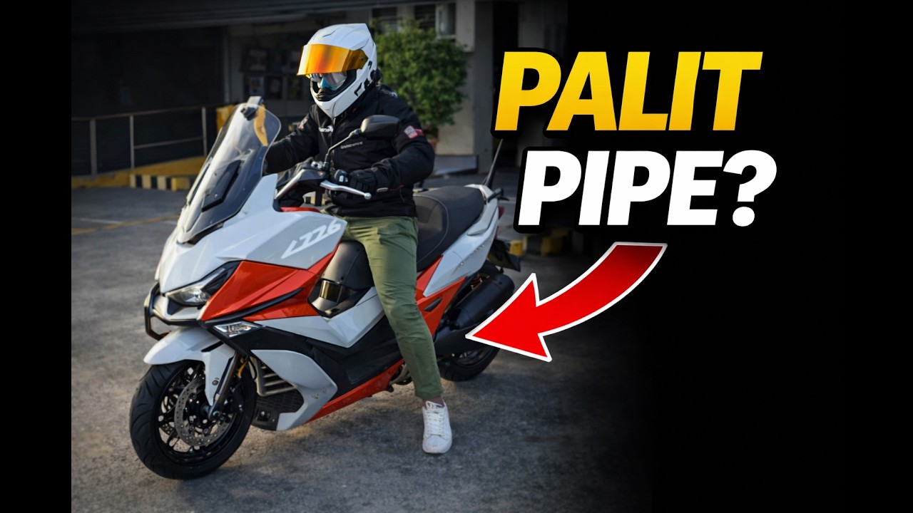 Bakit ba kailangan ng maingay na pipe? New Kymco VS400 MMC