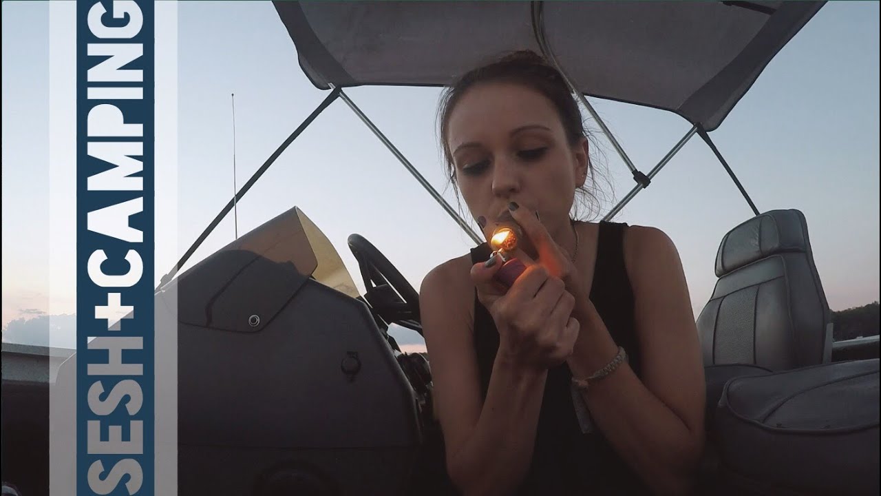 Smoking In The Middle Of A Lake