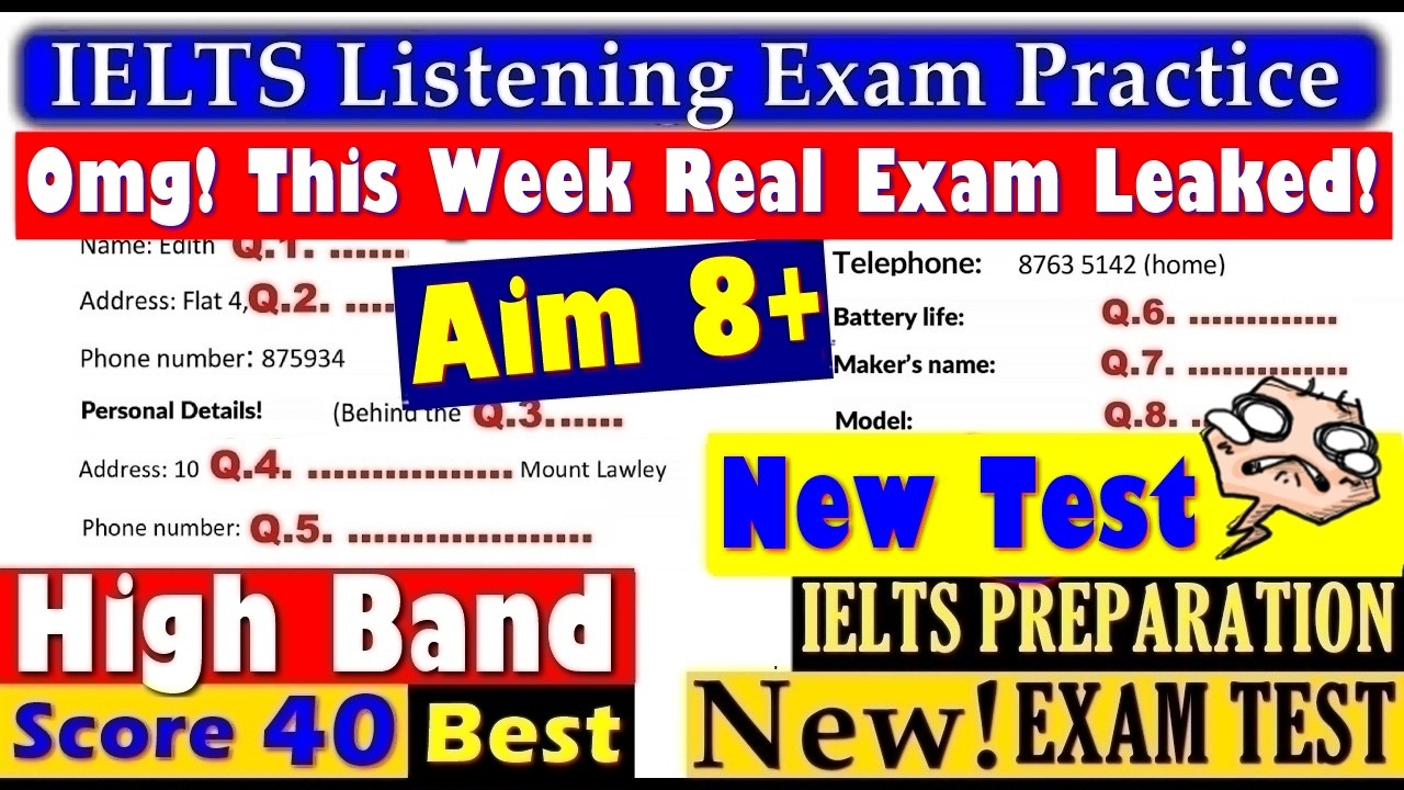 IELTS LISTENING PRACTICE TEST 2026 WITH ANSWERS | 09.06.2026