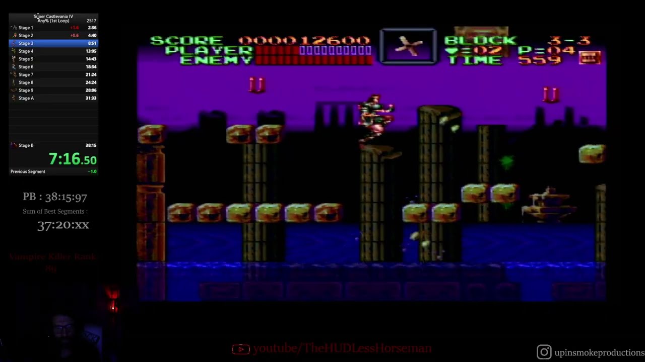 Super SundayVania IV - NEW PB BUT SUB38 ELUDES US {38:02}