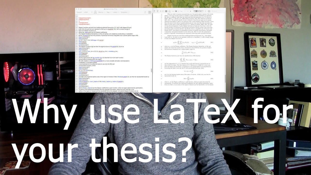 Writing software options - Word vs LaTeX. Which is right for you?