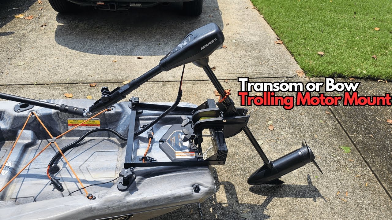 DIY Kayak Bow or Transom Trolling Motor Mount - Pelican Catch Mode 110