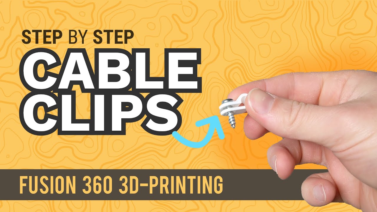 3D Printed Cable Clips with Fusion 360 | Practical Prints #6