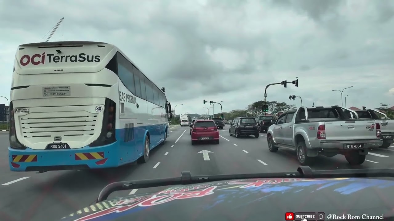 Perjalanan dari sibu ke bintulu untuk membeli bubuk