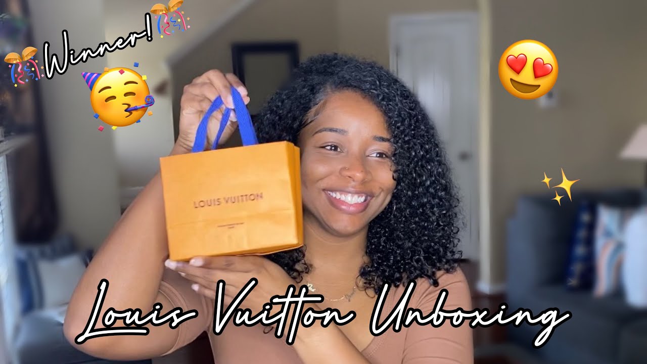I Won a Louis Vuitton Giveaway!!!! | Louis Vuitton Unboxing