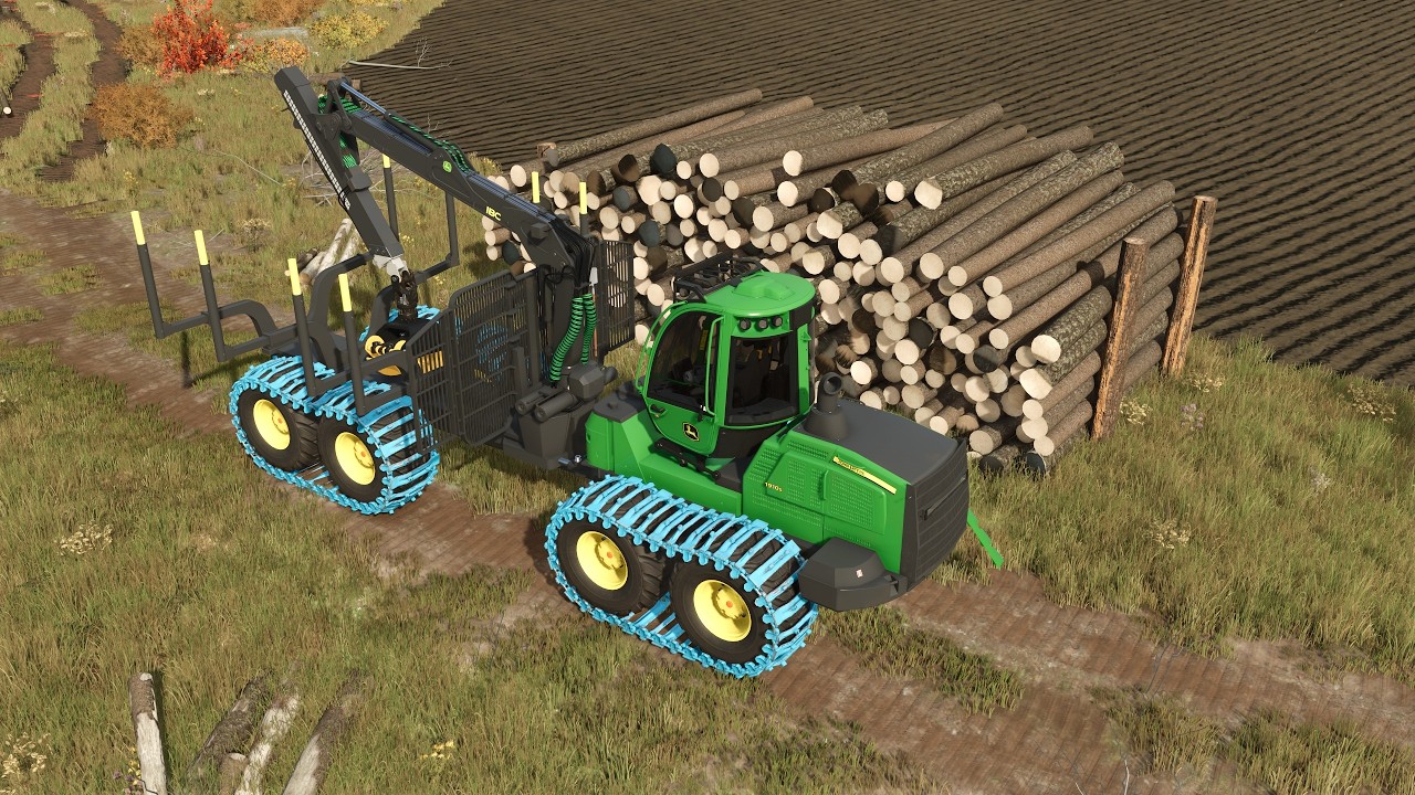 Finishing up the spruce logs | EP. 5 | Fs25 Timelapse | Geistal