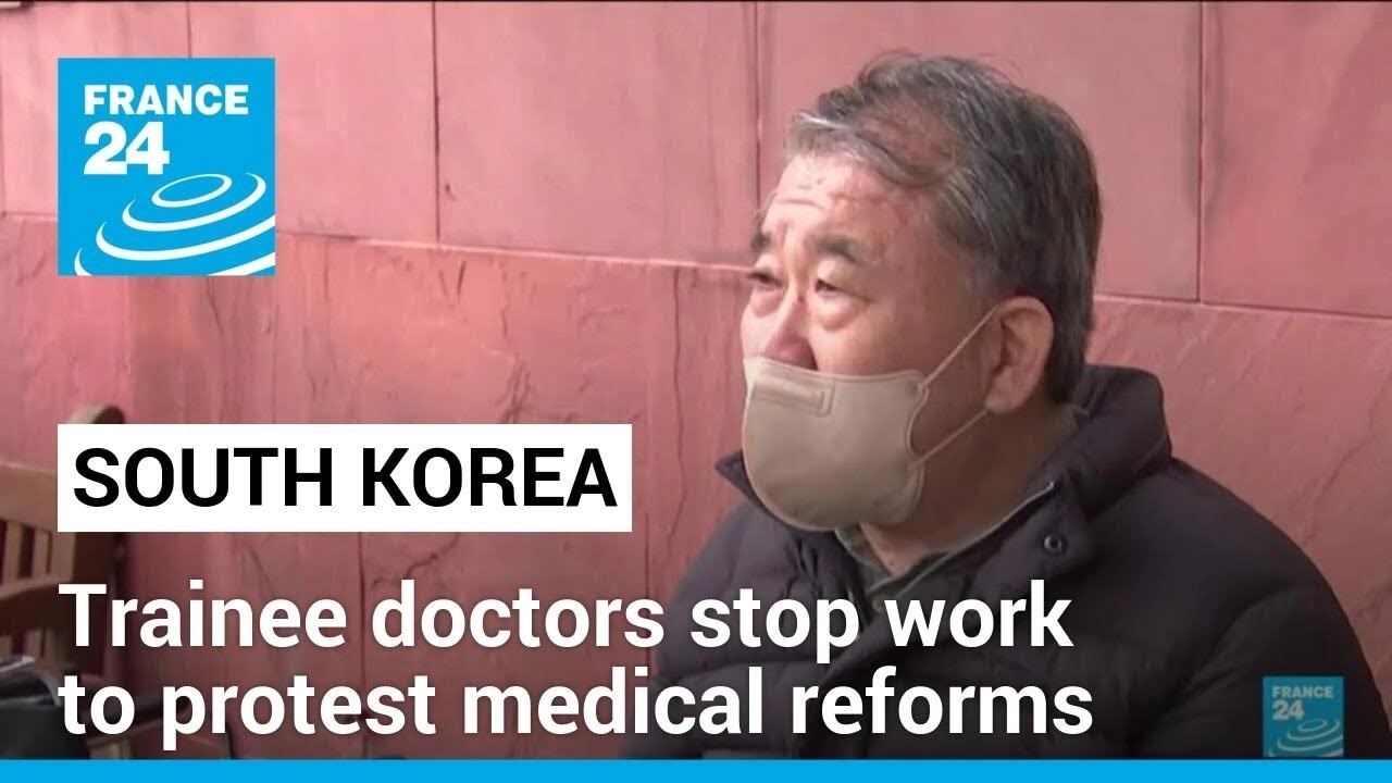 South Korean trainee doctors stop work to protest medical reforms &bull; FRANCE 24 English