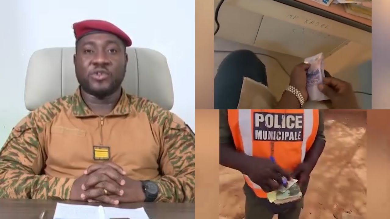 DU JAMAIS VU EN AFRIQUE LE CAPITAINE IB AFFICHE CEUX QUI FONT A CORRUPTION ET PRENNENT L'ARGENT DU P