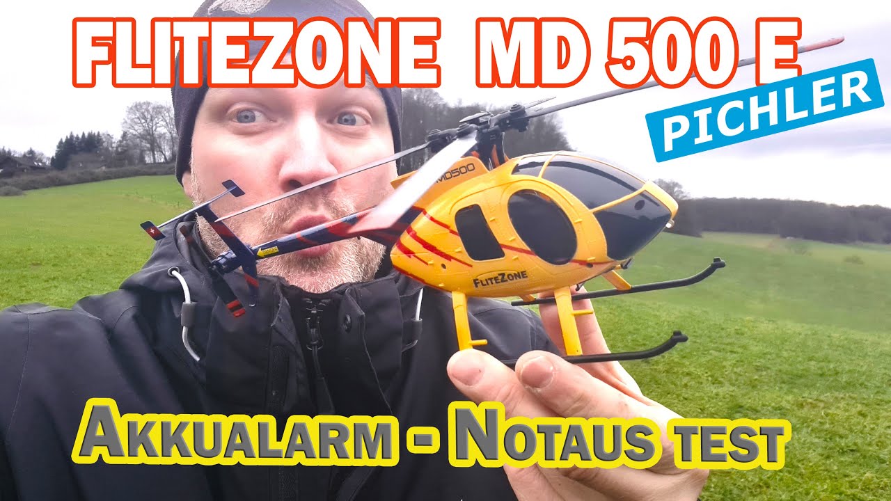 Flitezone/Pichler RC Heli Hughes MD500E (gelb)