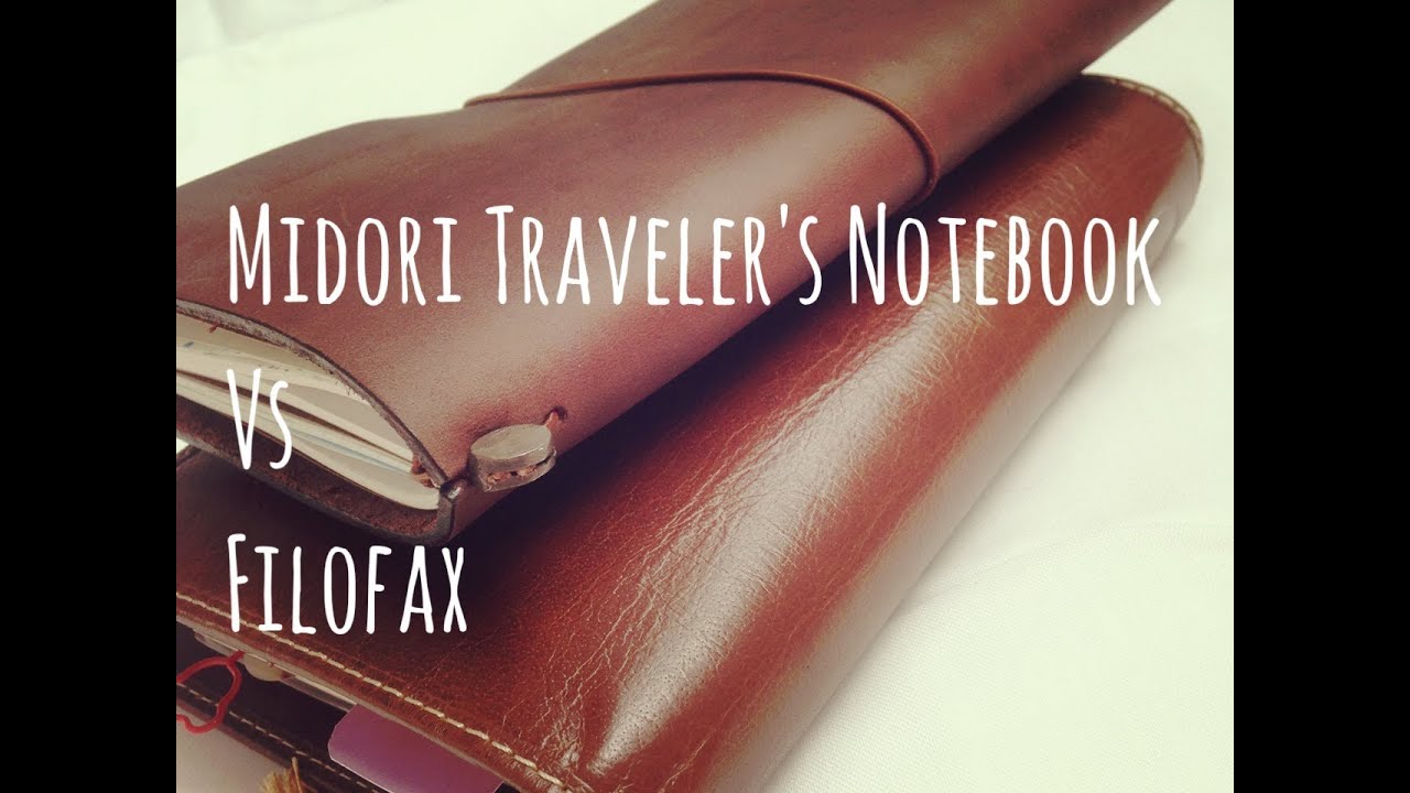 Не можете решить? Filofax против Midori Traveler's Notebook (HD)