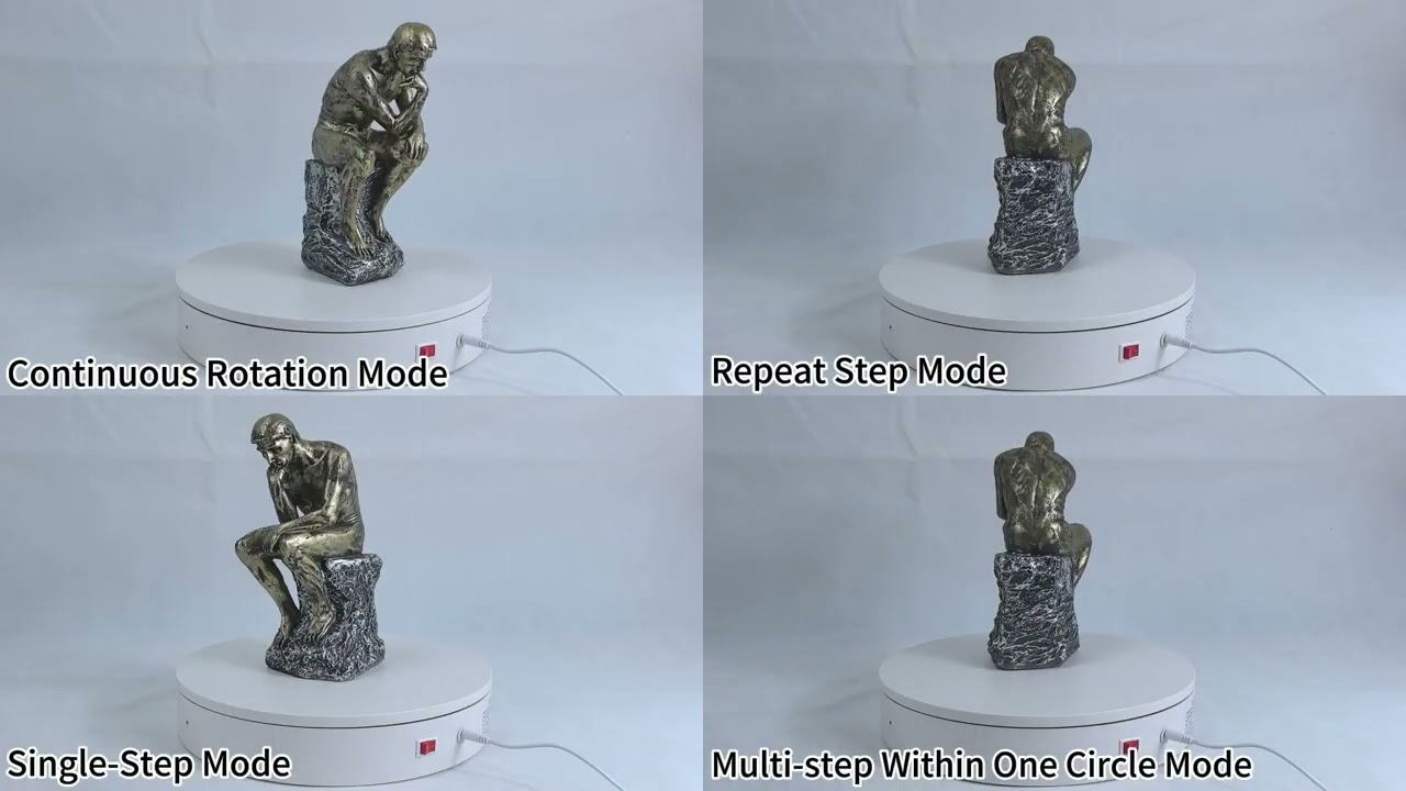 31-Key Remote Controlled Motorized Turntable | How to Operate 4 Professional Rotation Modes