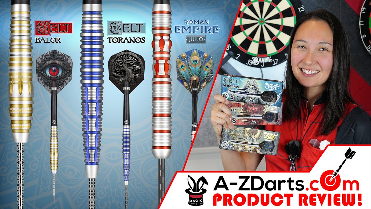Shot Darts Launch! Celt Toranos, Roman Empire Juno, Celt Balor Soft Tip and Steel Tip Product Review