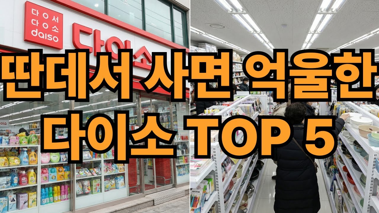 다이소 베스트5